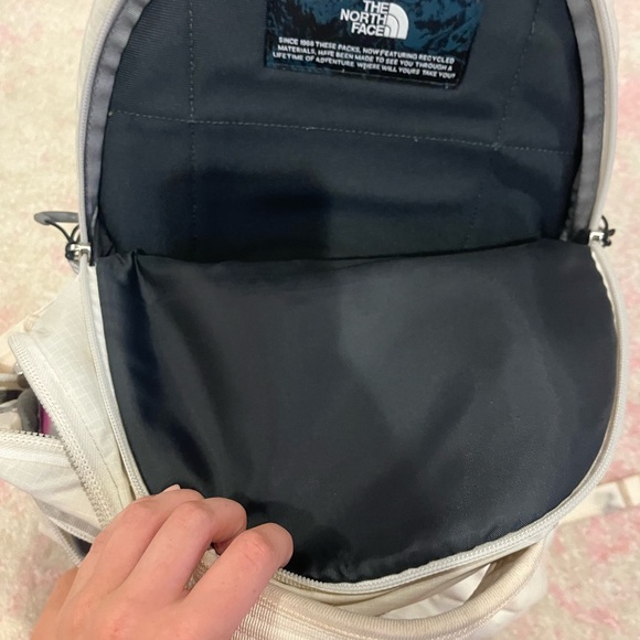 The North Face unisex Cream Backpack